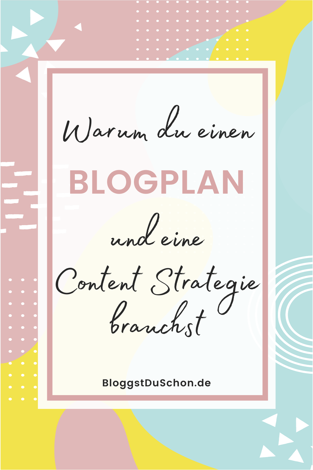 Warum du einen Blogplaner und eine Content Strategie brauchst